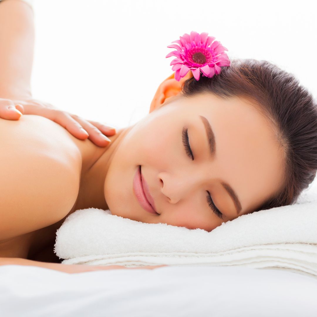 woman getting a massage