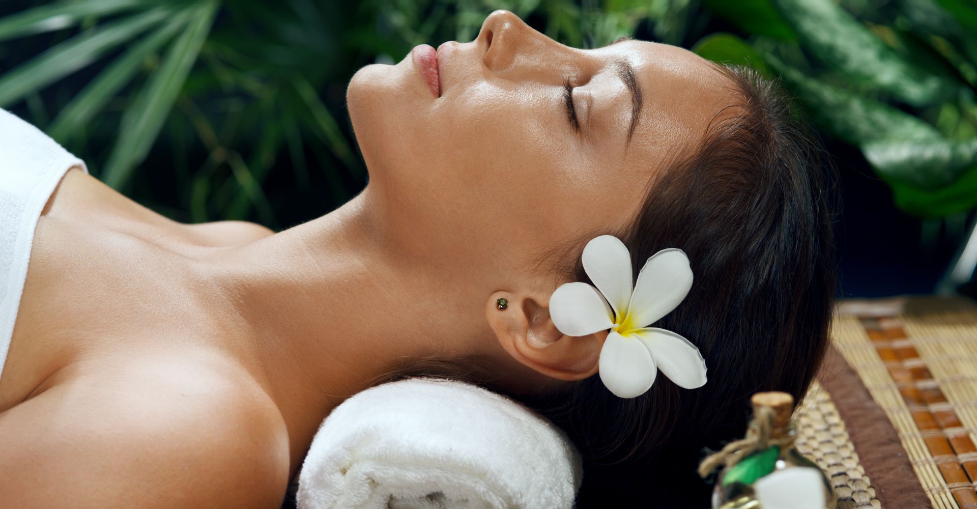 woman at the spa