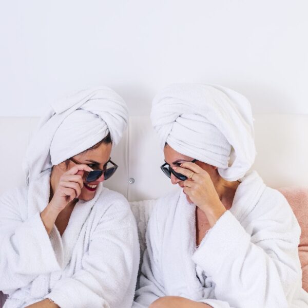 two women at spa