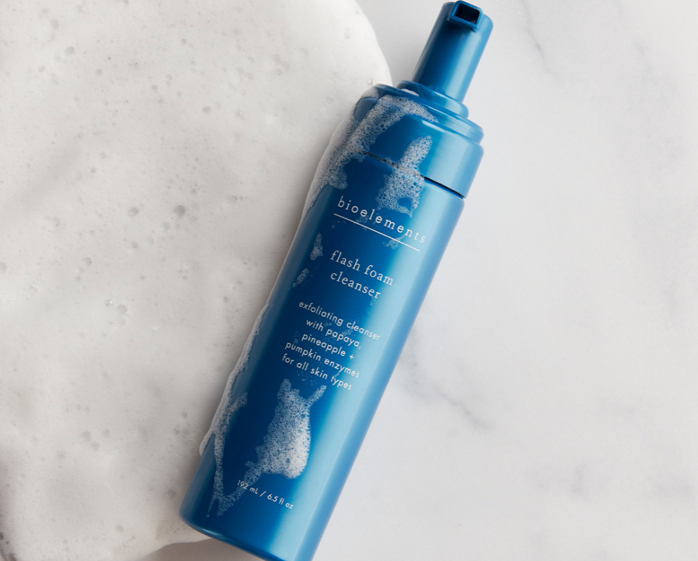 bioelements flash foam cleanser