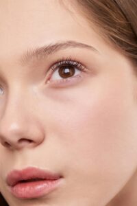 woman with smooth skin