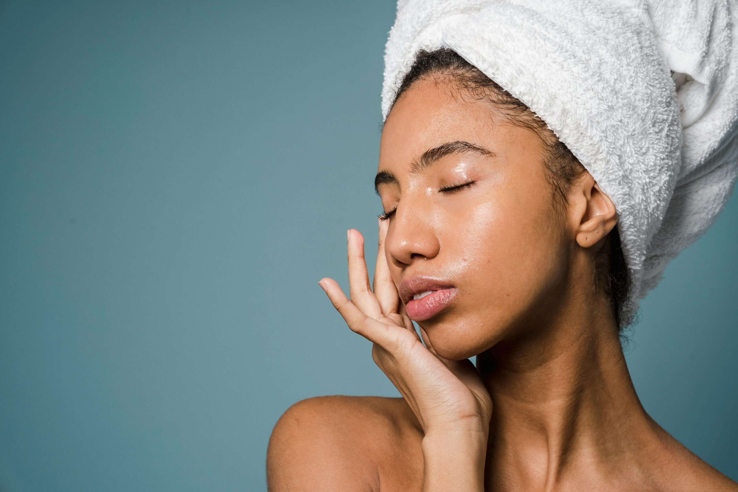 woman with healthy skin