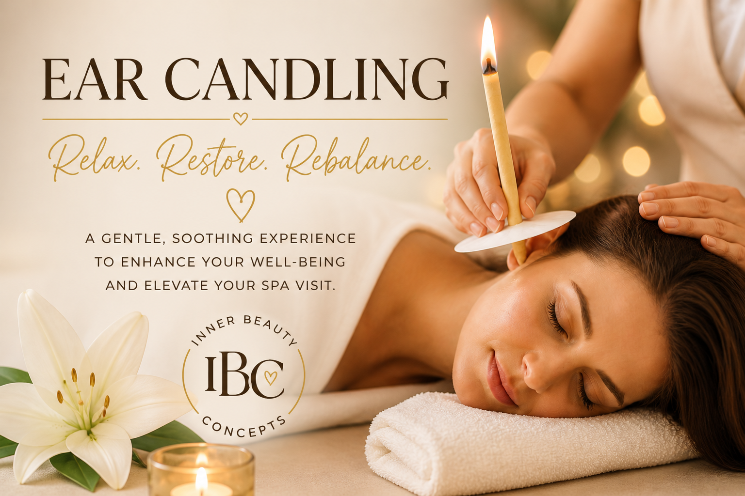 Ear Candling Treatment at Inner Beauty Concepts in Nashua NH