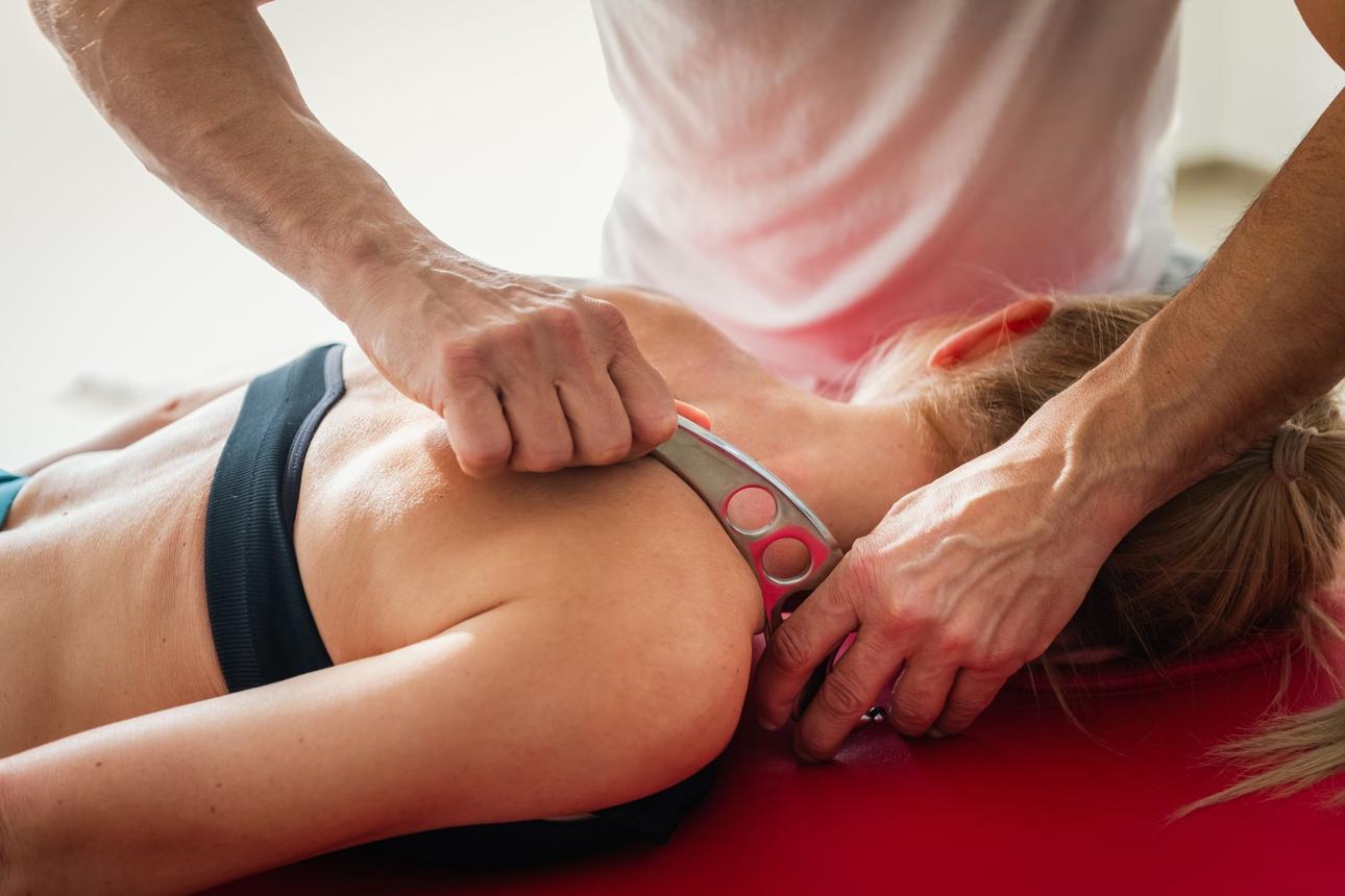 Graston Method therapy in Nashua NH for breaking down scar tissue and improving mobility