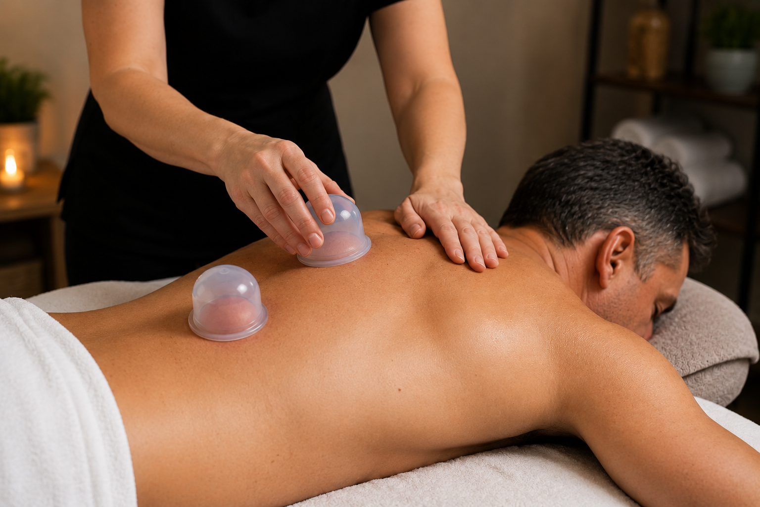Massage cupping therapy treatment in Nashua NH