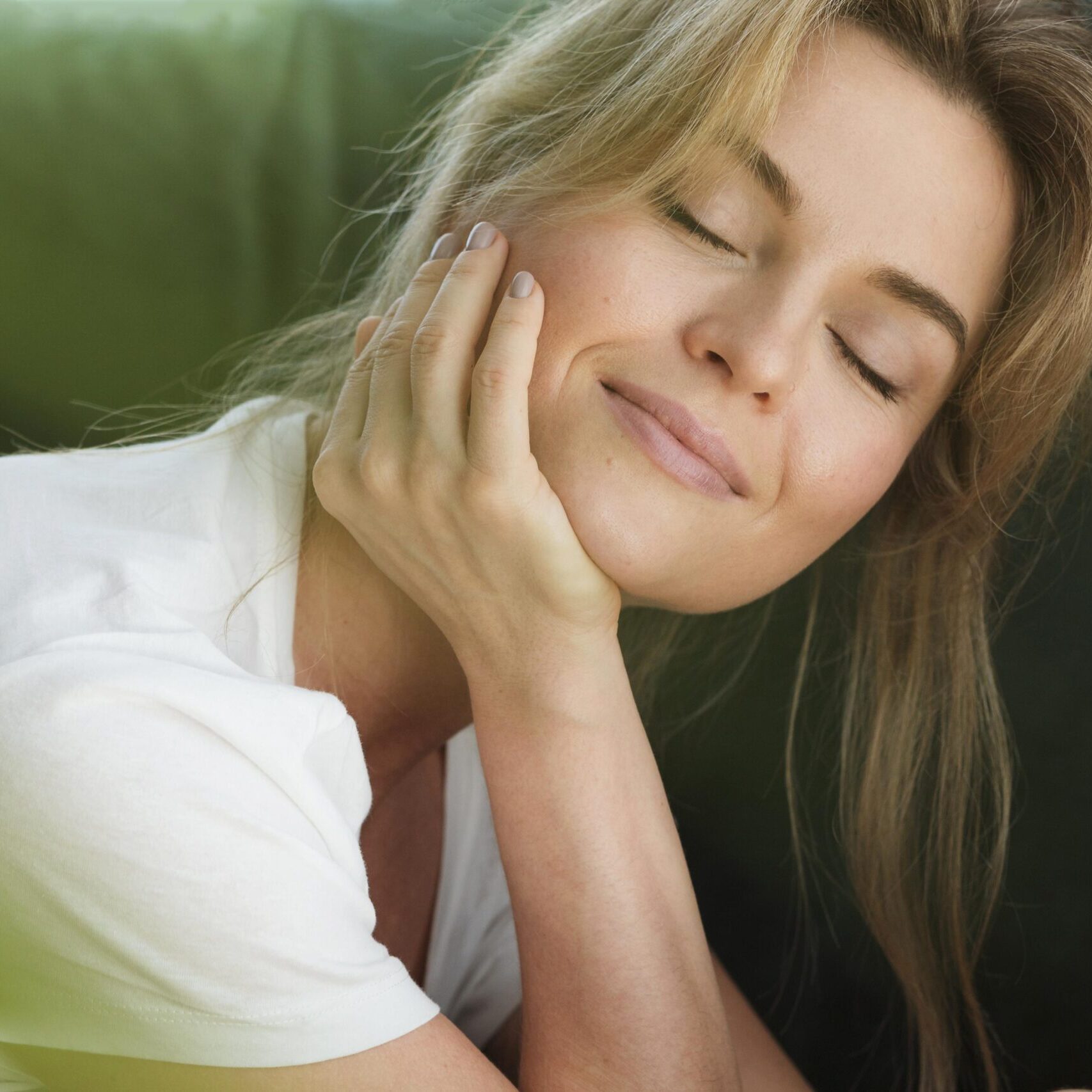 woman with healthy skin
