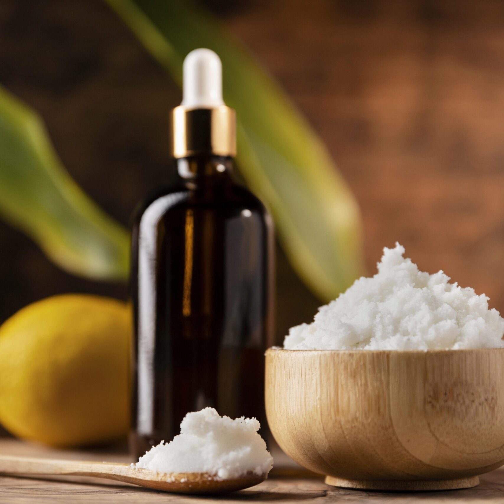 Body polish salt and oil